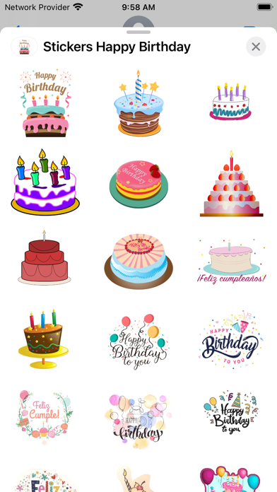 Happy Birthday  - WAStickers Screenshot