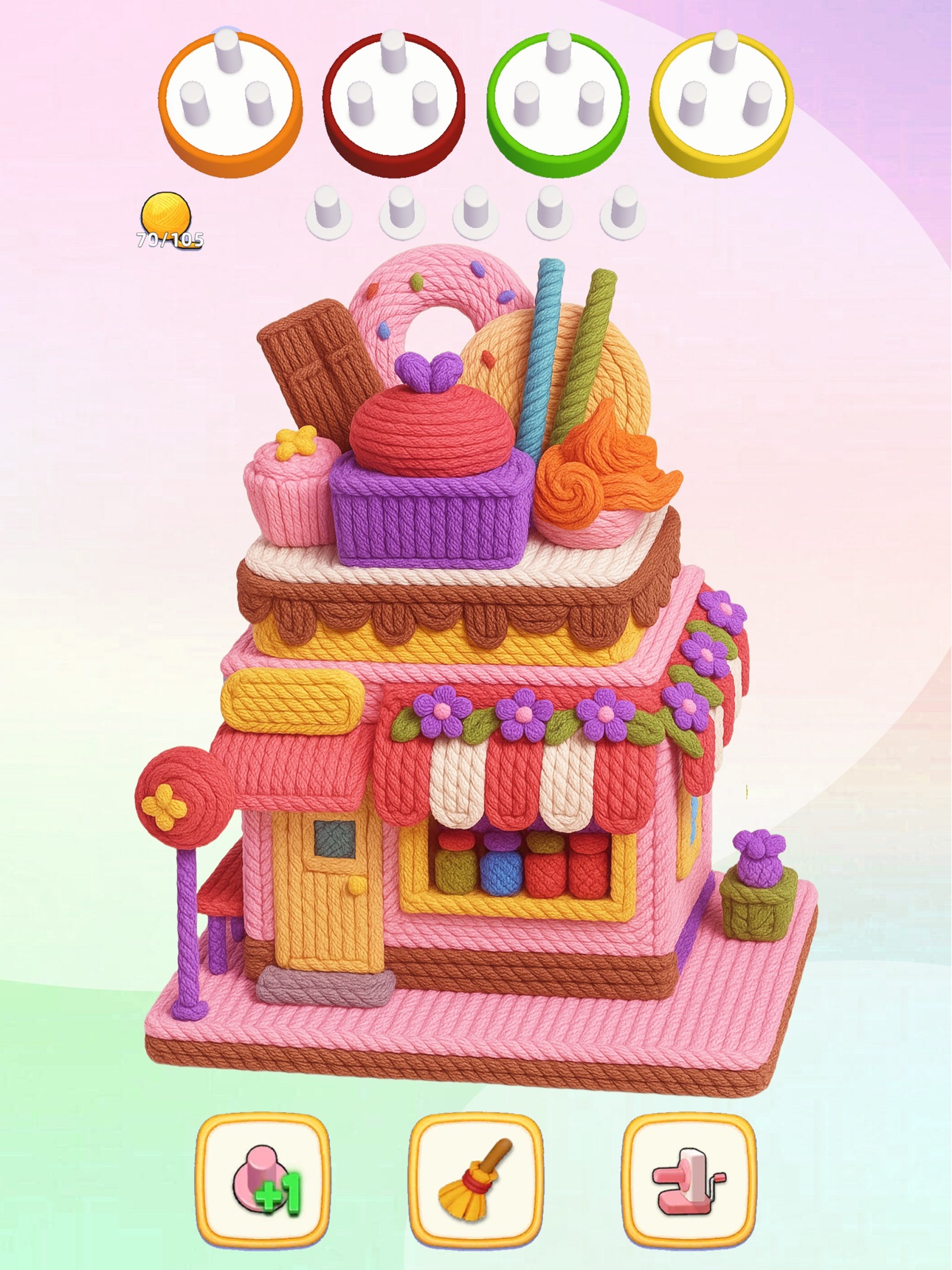 Wool Craze -Yarn Color Sort 3D screenshot 1