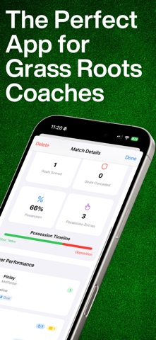 Football Coach Stats Tracker iPhone screenshot