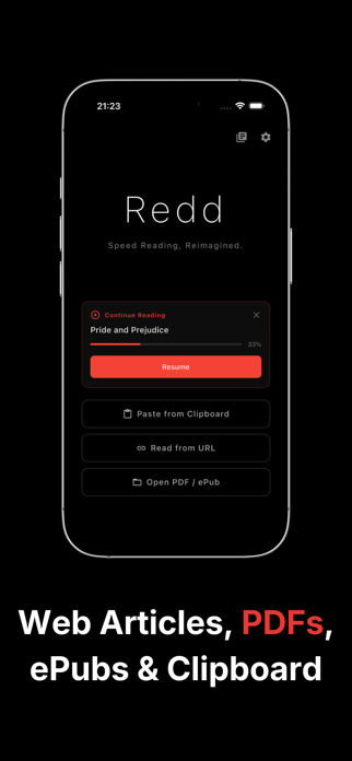 Redd - Speed Reader Screenshot 2 of 7