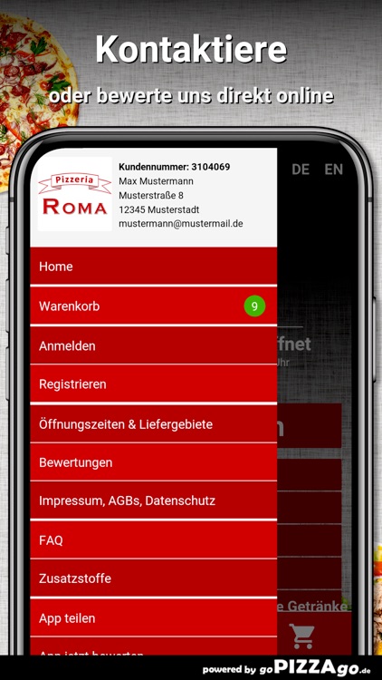 Pizzeria Roma Hagen App