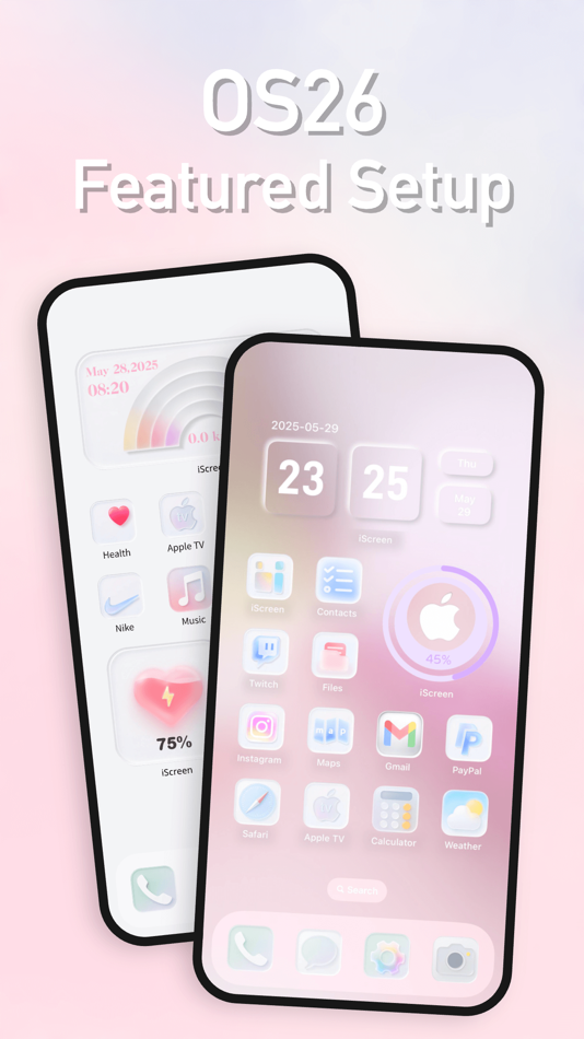 #4. iScreen - Widgets & Wallpaper (iOS) 由: Xiamen iScreen Information Technology Co., Ltd.