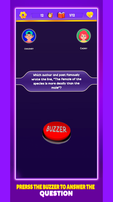 Quiz Buzzer: Quizzland Game Screenshot