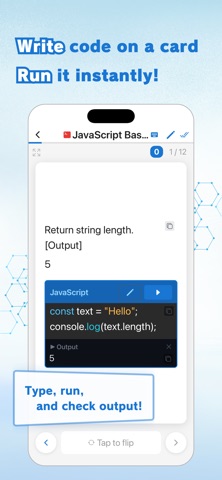CodeFlash: Runnable code cards screenshot