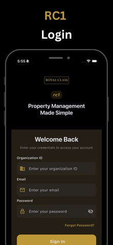 Royal Class Business Center iPhone screenshot