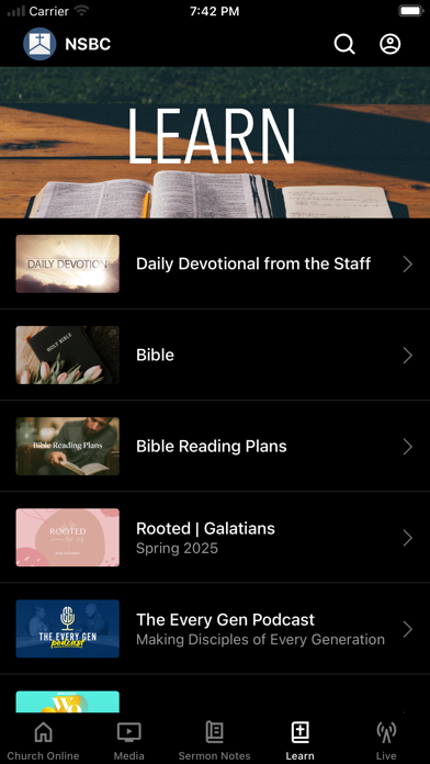 North Side Baptist Weatherford Screenshot