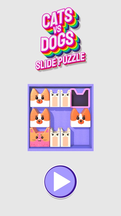 Cats Vs Dogs! Slide Puzzle screenshot-4