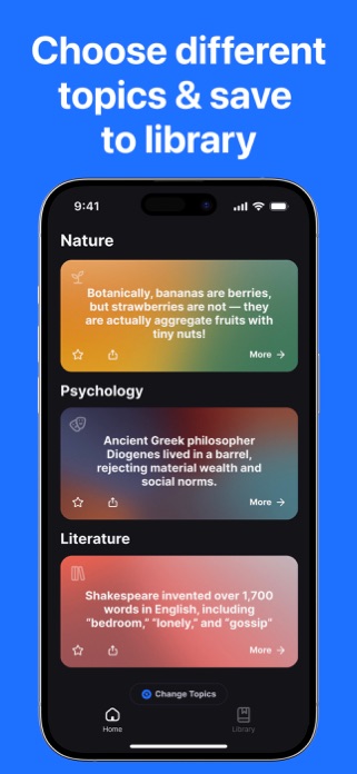 Learny: Daily Microlearning Screenshot 7 of 7