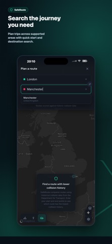 SafeRoute UK screenshot