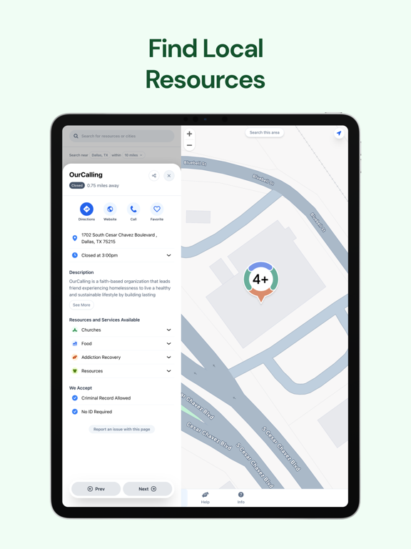 OurCalling iPad screenshot 2 - Lifestyle app
