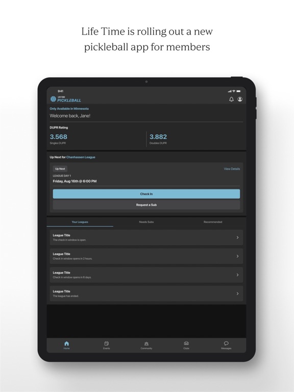 Life Time Pickleball Linked