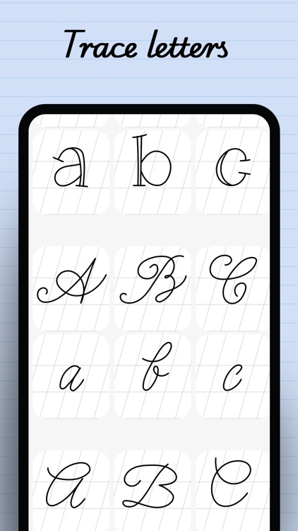 Hand Lettering & ABC Tracing screenshot-0