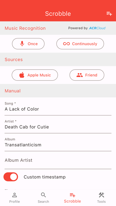 Screenshot #3 pour Finale for Last.fm