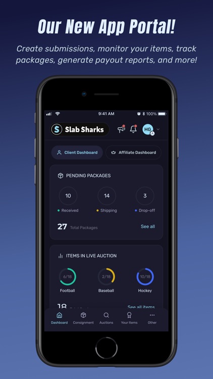 Slab Sharks App