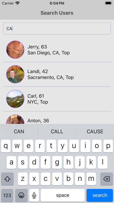 Gay Bear Chat Screenshot