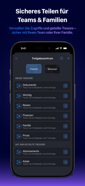 mSecure – Passwort-Manager Screenshot