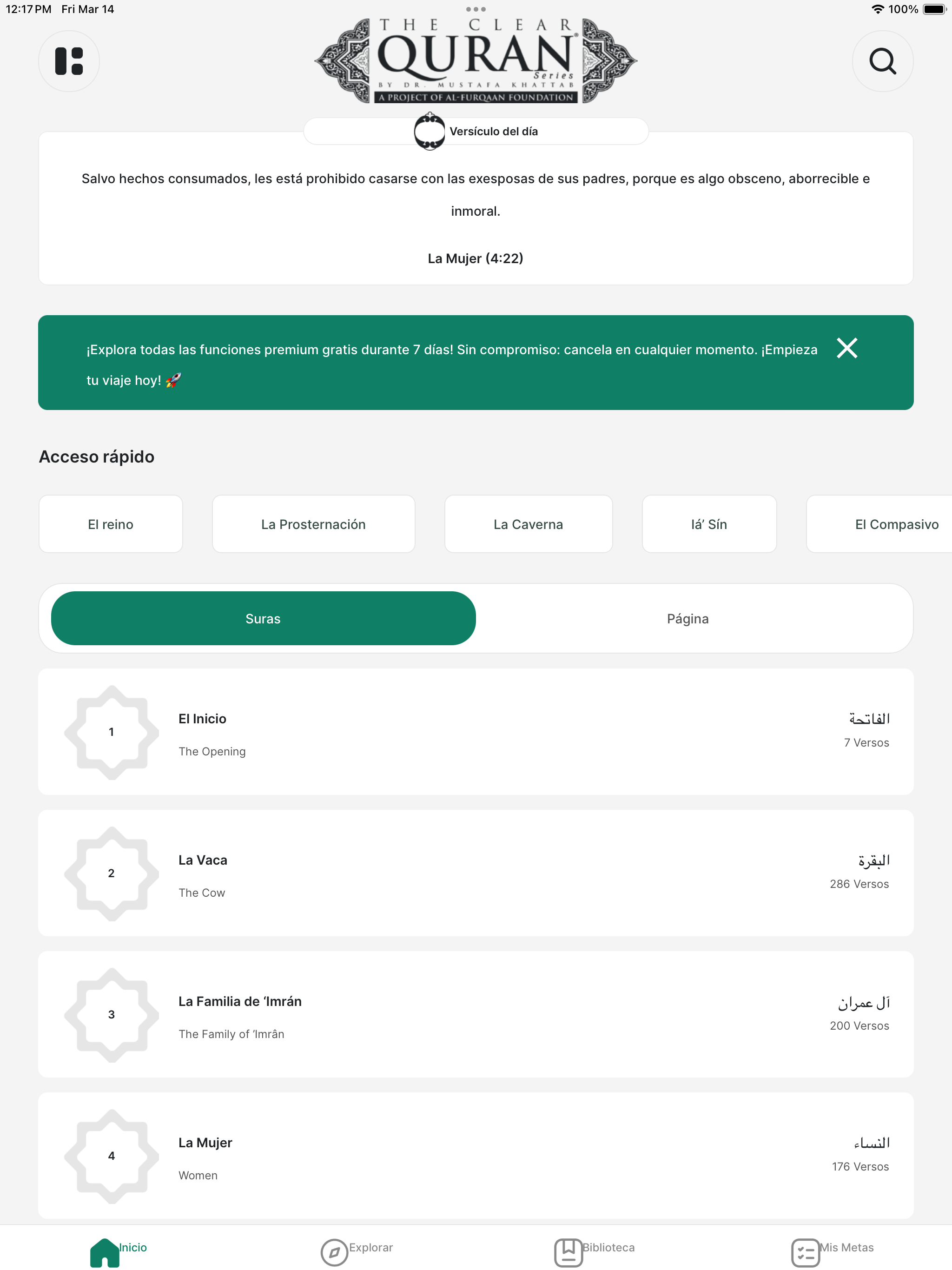 El Corán Esclarecedor