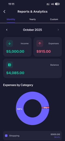 Pocketly Finance screenshot
