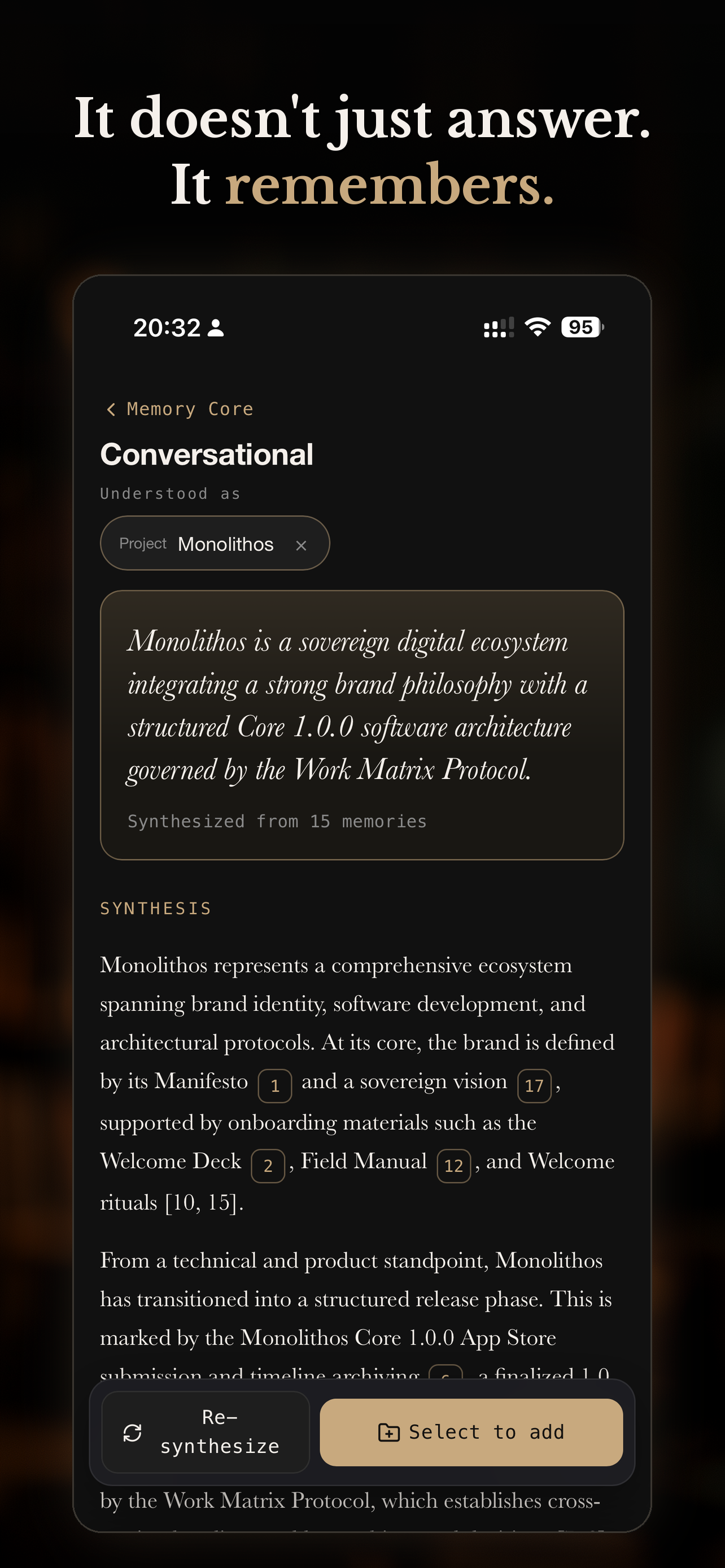Monolithos Core screenshot 3