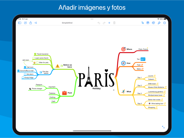 ‎SimpleMind - Mapas mentales Screenshot