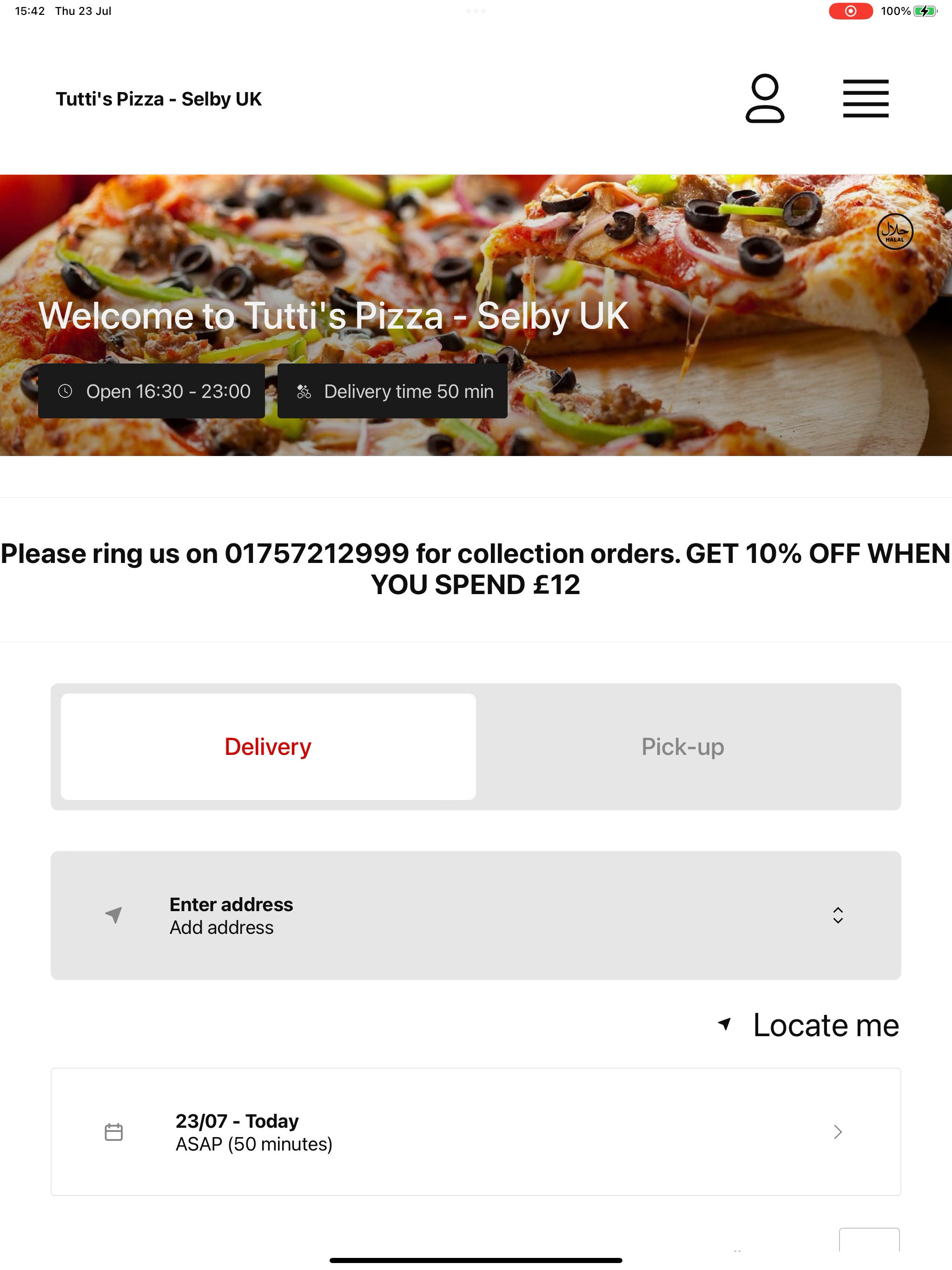 Tutti's Pizza UK screenshot 10