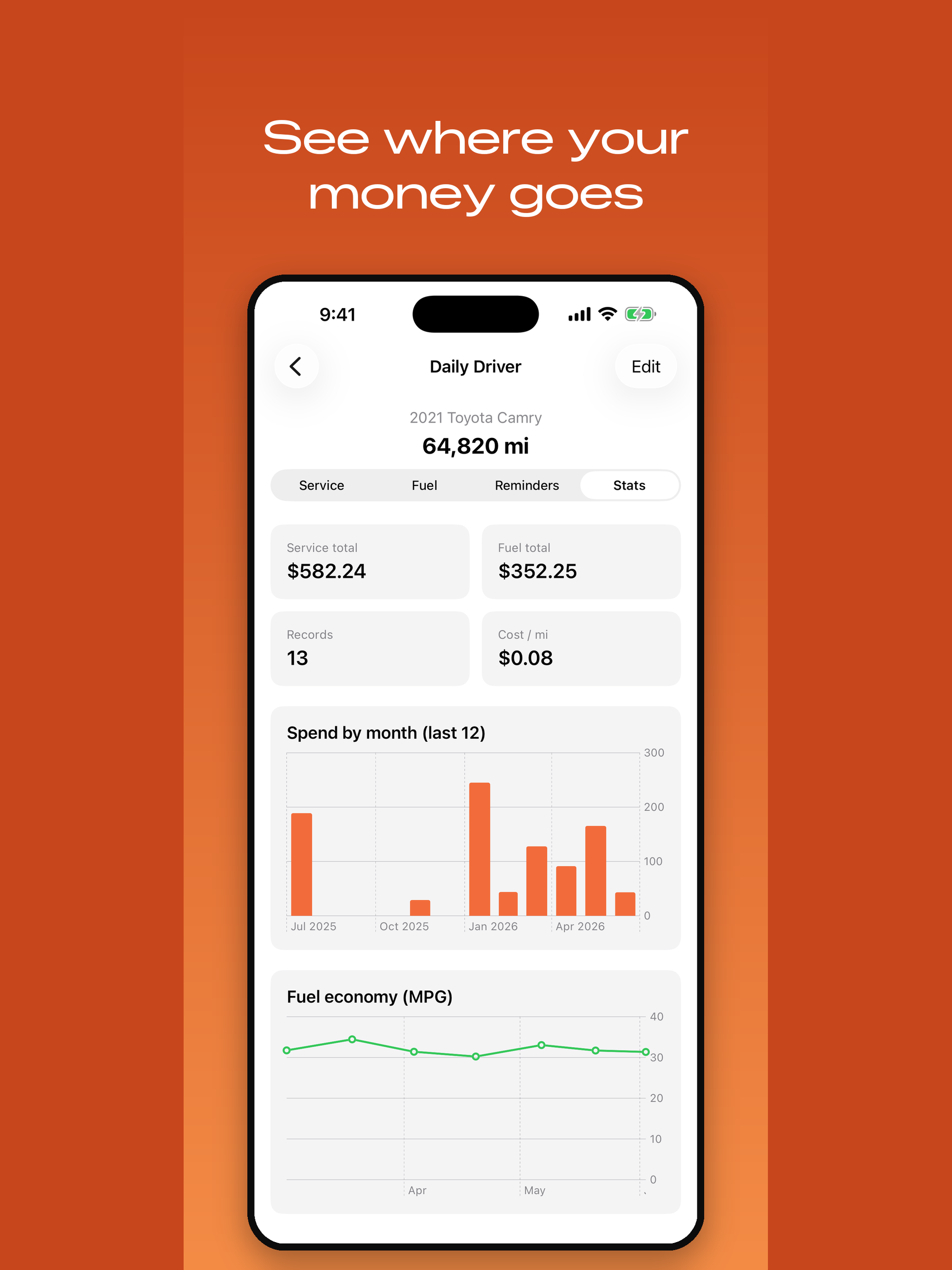 Odolog: Car Maintenance Log screenshot 8