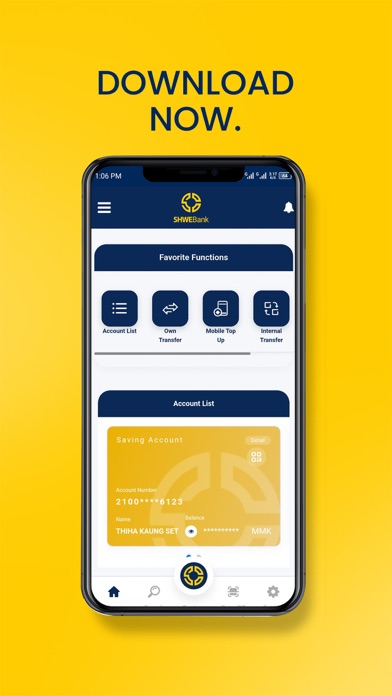 SHWE Mobile Banking Screenshot