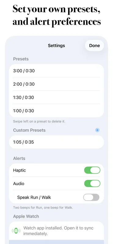 RunWalkTimer screenshot 5 of 7