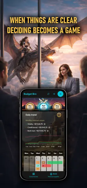 Budget Bro - Fantasy Finance screenshot 2