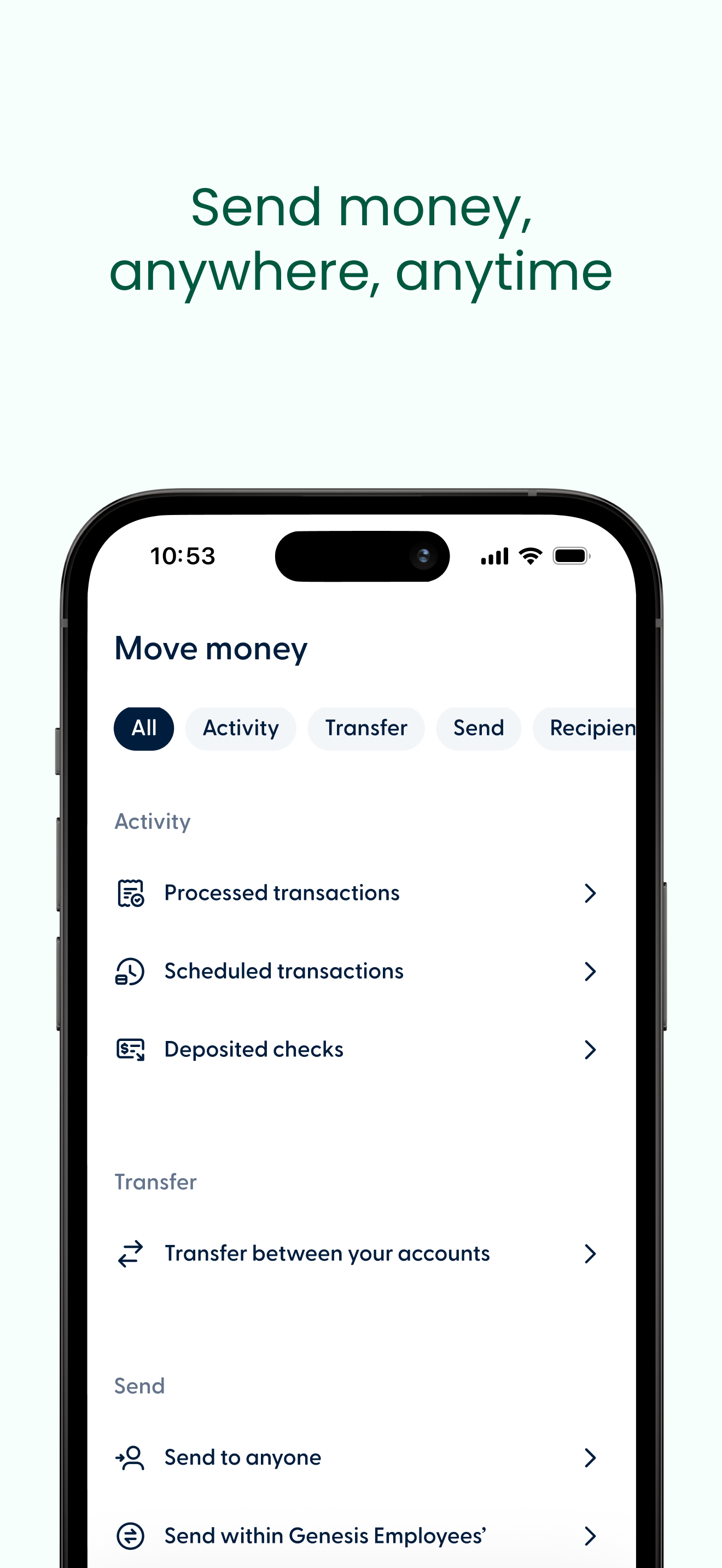 Genesis Employees CU screenshot 4