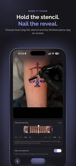 TattooVids - Reel Maker screenshot 3