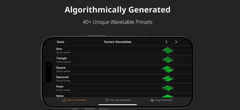 Nikaya Wavetable and FM Synth screenshot 5 of 10