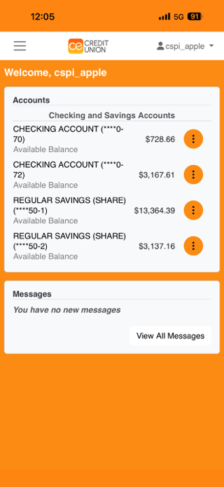 CECU Mobile Screenshot 2 of 4