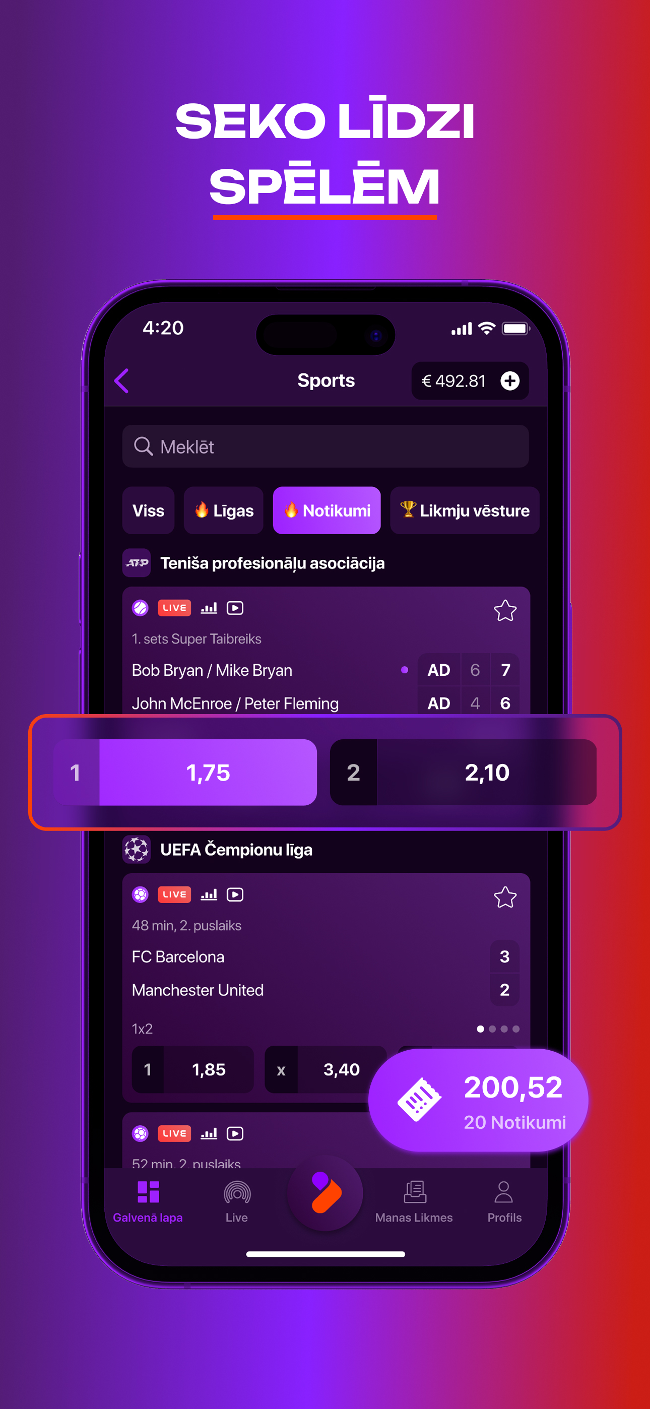 Tonybet Sports betting, Casino screenshot 3