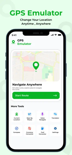 GPS Emulator: Location Changer iPhone screenshot 1