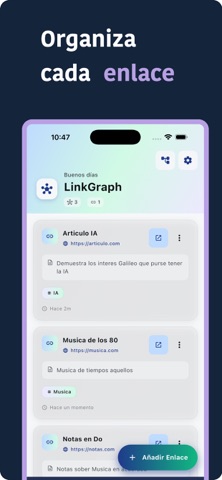 LinkGraph: Visual Bookmarks screenshot