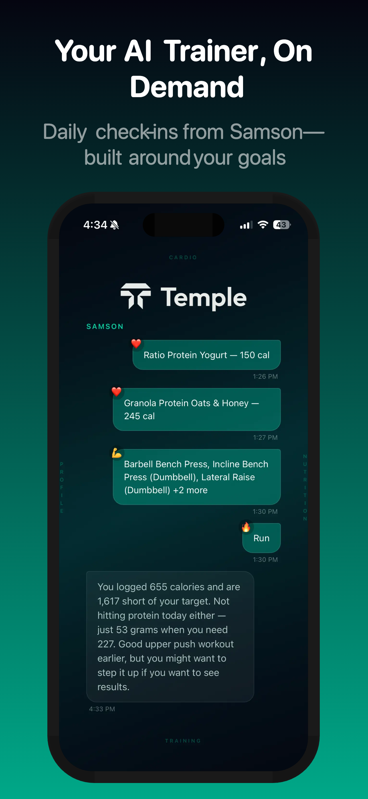 Temple - AI Fitness