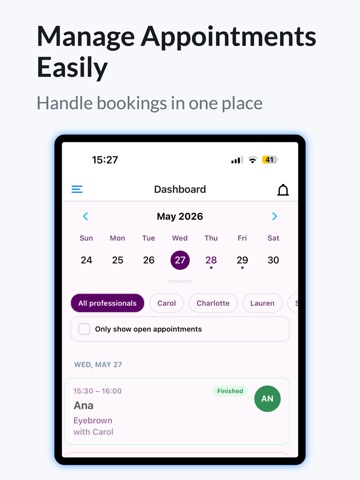 BelleVue: Beauty Booking iPad screenshot