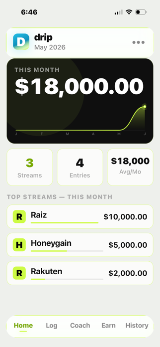 Drip Passive Income Tracker Screenshot 2 of 9