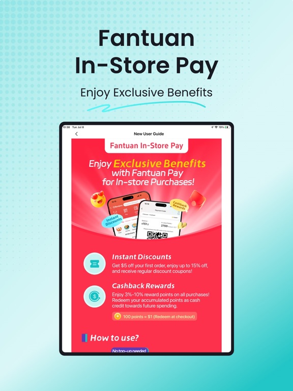 Fantuan-Asian Food & Services iPad screenshot 5 - Food & Drink app