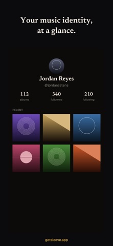 Sleeve: Rate & Log Music iPhone screenshot