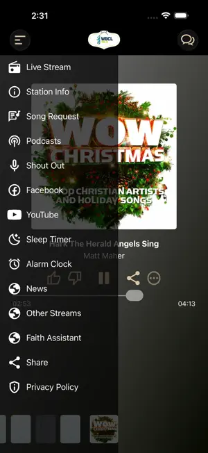 WBCL Christmas Stream screenshot 2