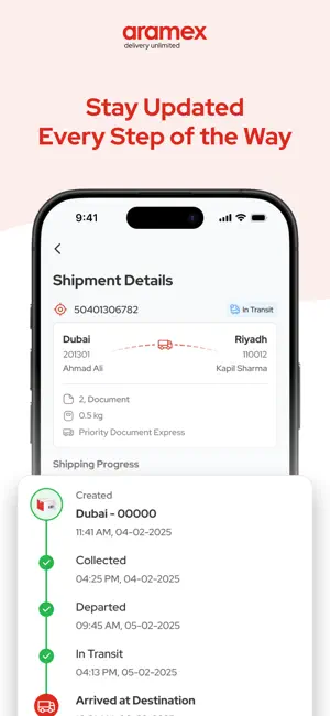 Aramex ارامكس screenshot 4