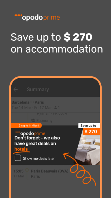 Opodo: Book cheap flights Screenshot
