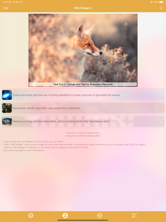 Screenshot #6 pour Widget RSS