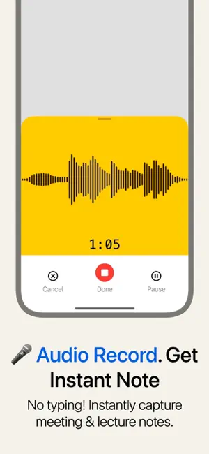 Melonote:AI Voice to Text Note iPhone screenshot 3