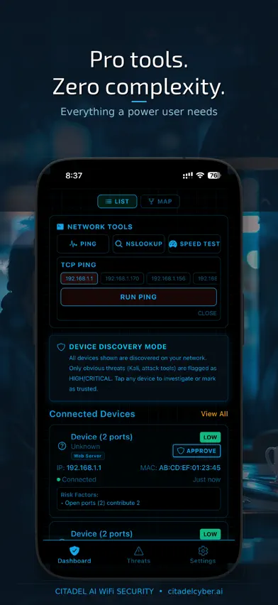 Citadel Ai Wifi Security screenshot 4