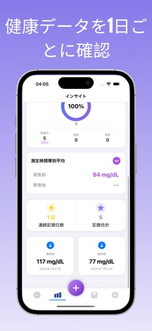 血糖値記録 SugarNote のスクリーンショット