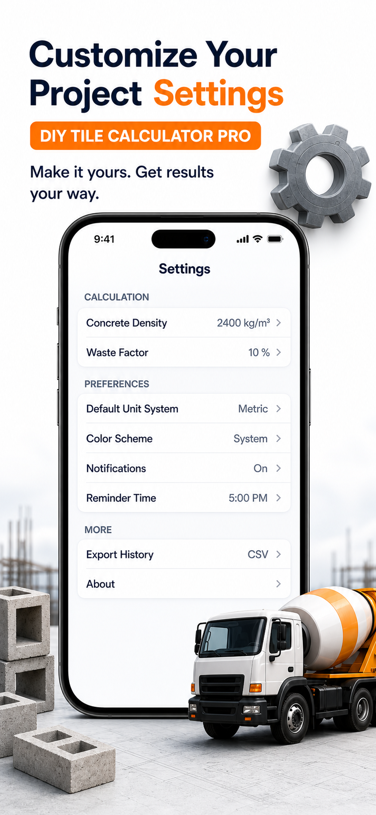 Concrete Soil Calculator screenshot 9