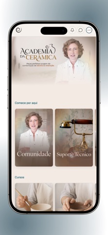Academia da Cerâmica iPhone screenshot
